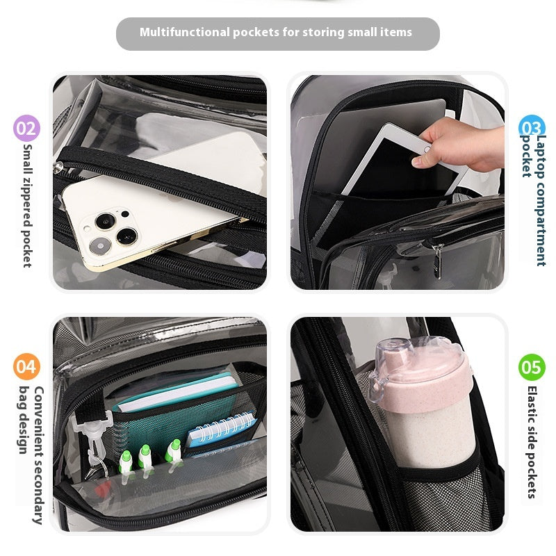 Zaino Trasparente Festival Pro – Waterproof & Ultra Light