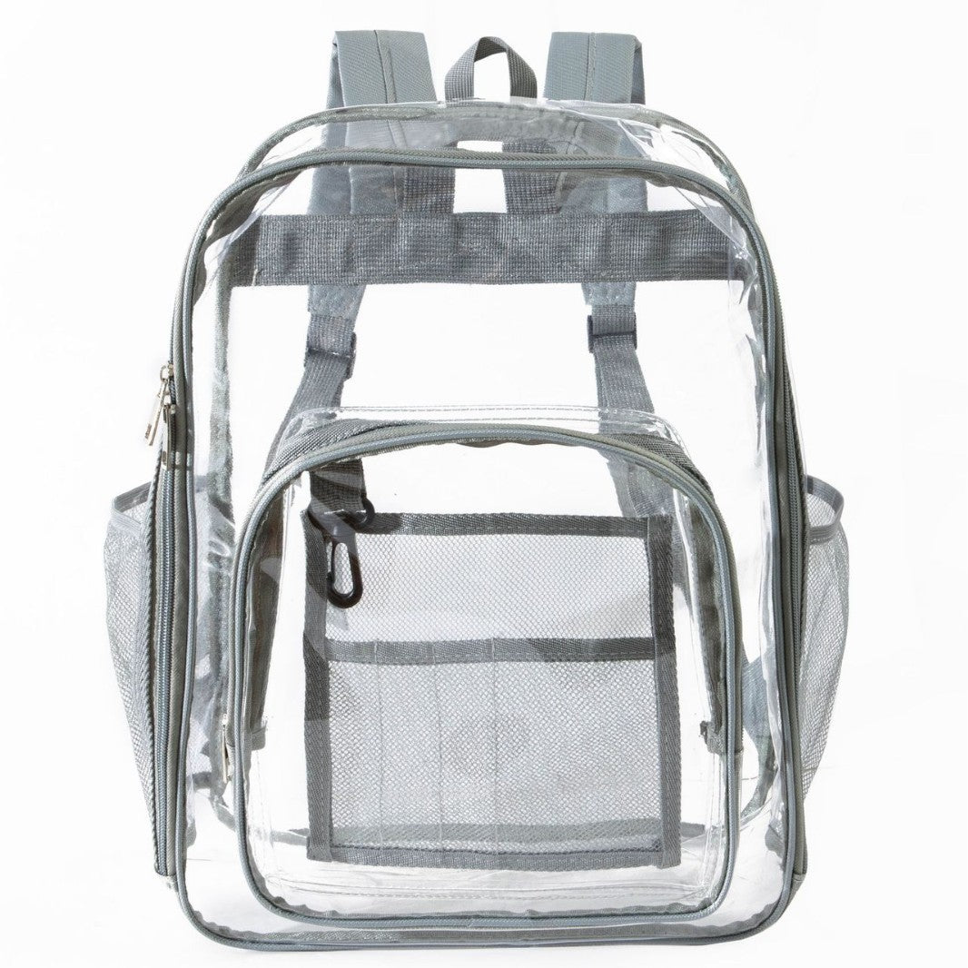 Zaino trasparente in PVC impermeabile