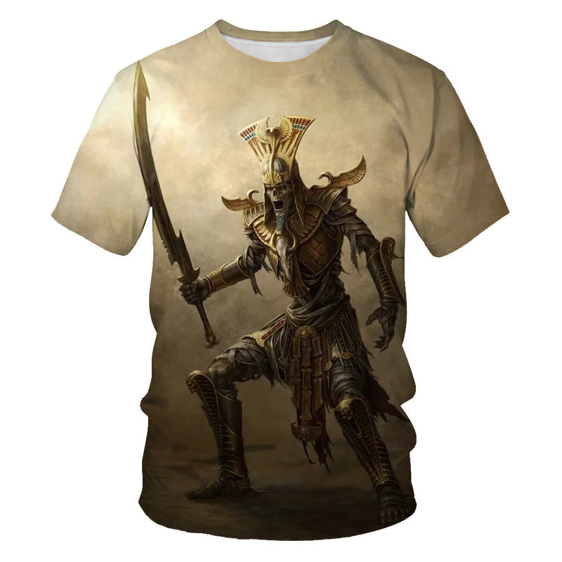 T-Shirt Teschio 3D Uomo – Stile Ribelle e Stampe Digitali Ultra Realistiche!