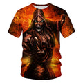 T-Shirt Teschio 3D Uomo – Stile Ribelle e Stampe Digitali Ultra Realistiche!
