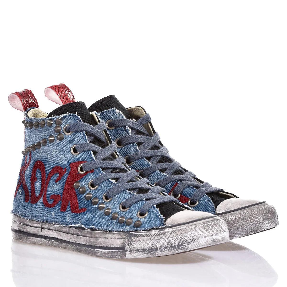 Converse Denim Rock – Sneakers Effetto Jeans per Stile Casual Premium