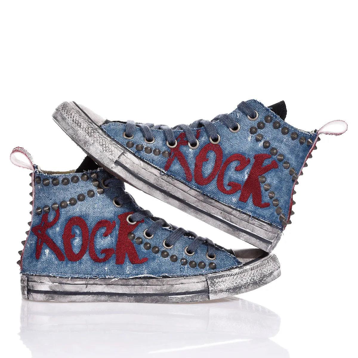Converse Denim Rock – Sneakers Effetto Jeans per Stile Casual Premium