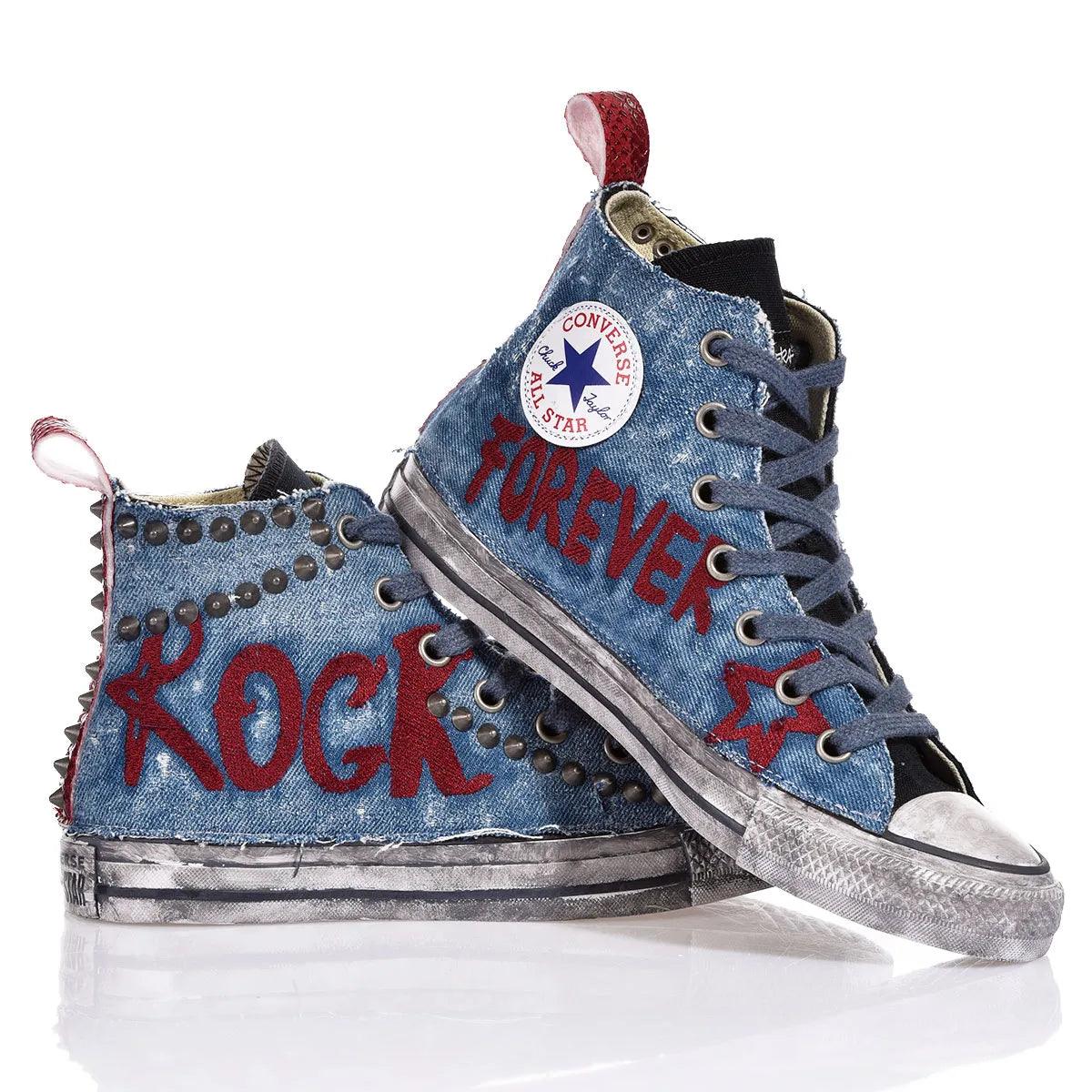 Converse Denim Rock – Sneakers Effetto Jeans per Stile Casual Premium