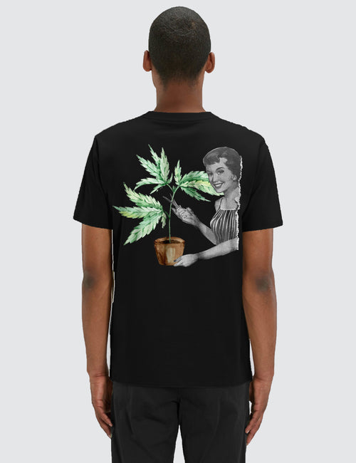 Botanical T-Shirt – Grafica Digitale Fronte/Retro in Cotone 100% Traspirante Made in USA