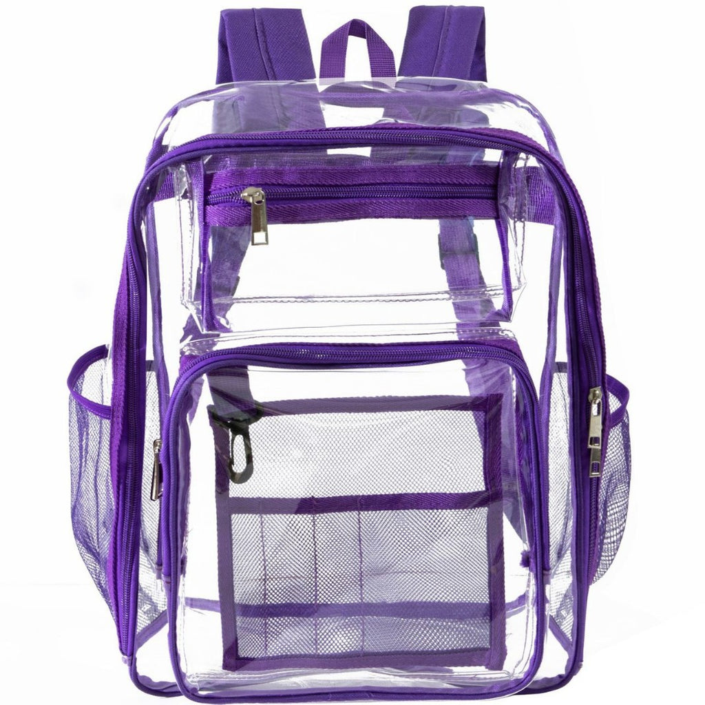 Zaino trasparente in PVC impermeabile