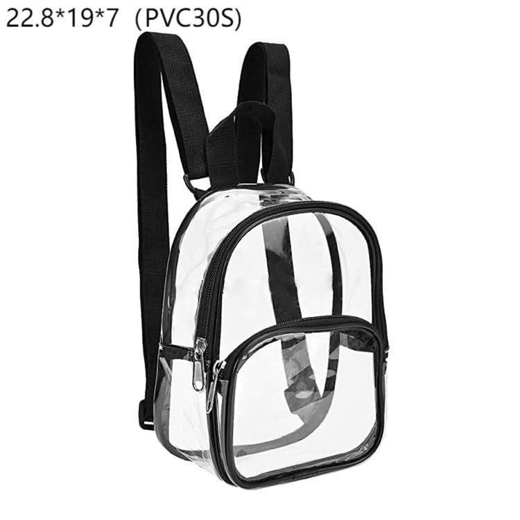 Zaino trasparente in PVC impermeabile
