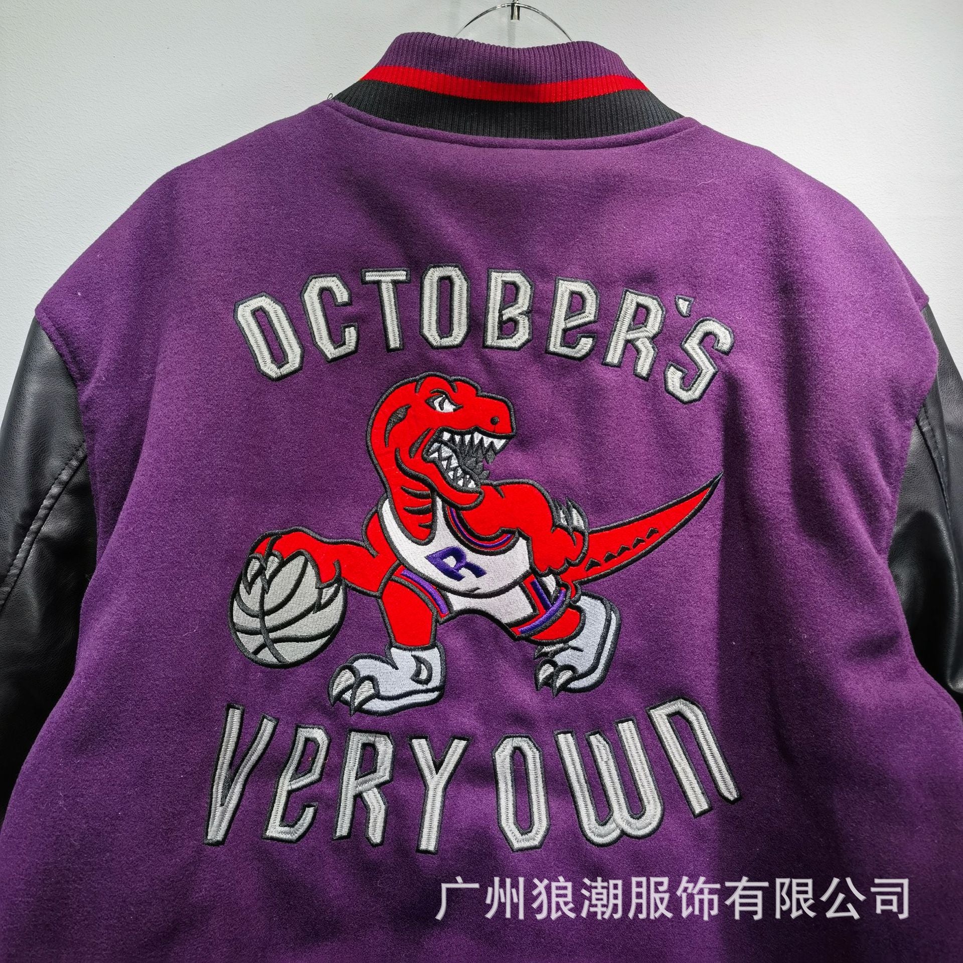 Varsity Jacket Unisex 2024 – Giacca College con Maniche in Pelle e Ricami Premium