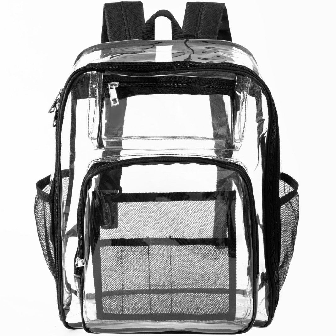 Zaino trasparente in PVC impermeabile