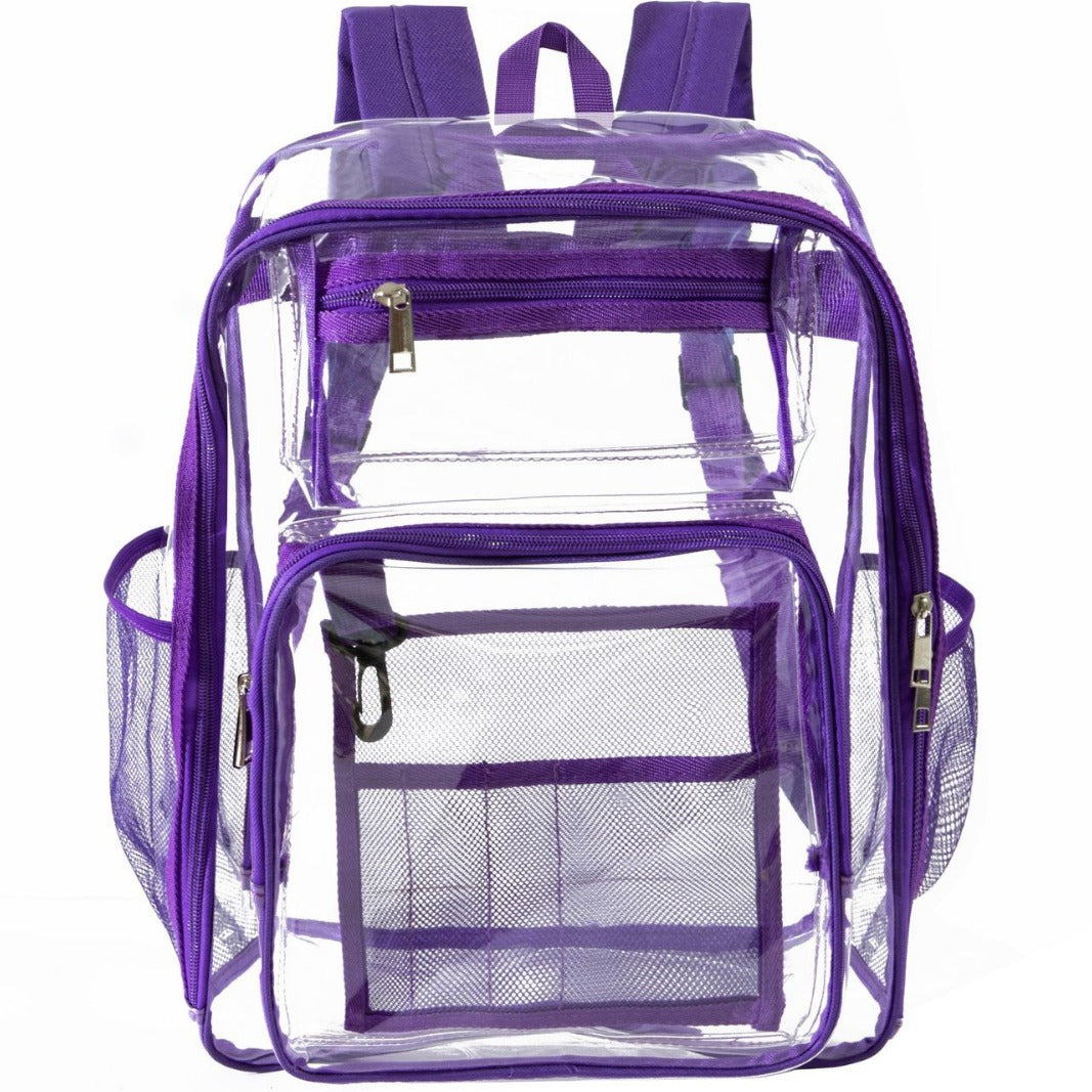 Zaino trasparente in PVC impermeabile