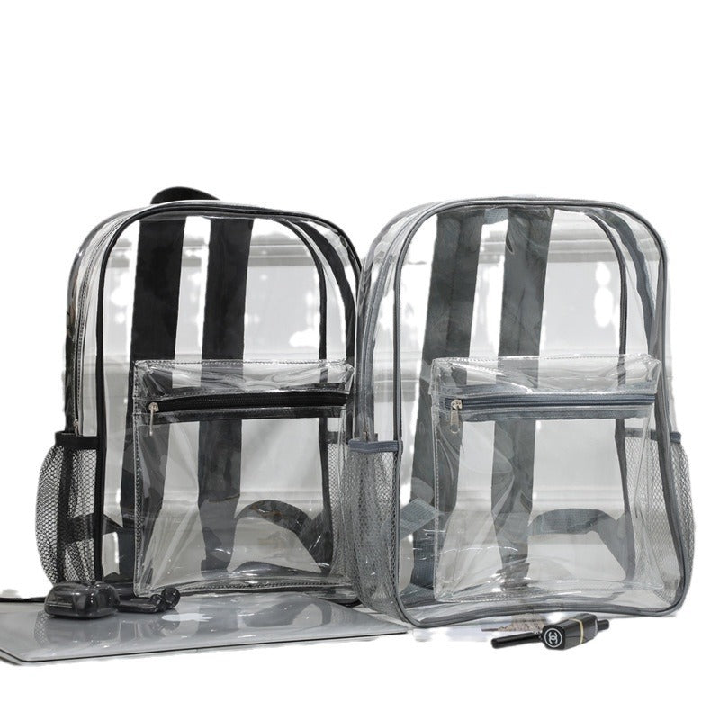 Zaino trasparente in PVC impermeabile